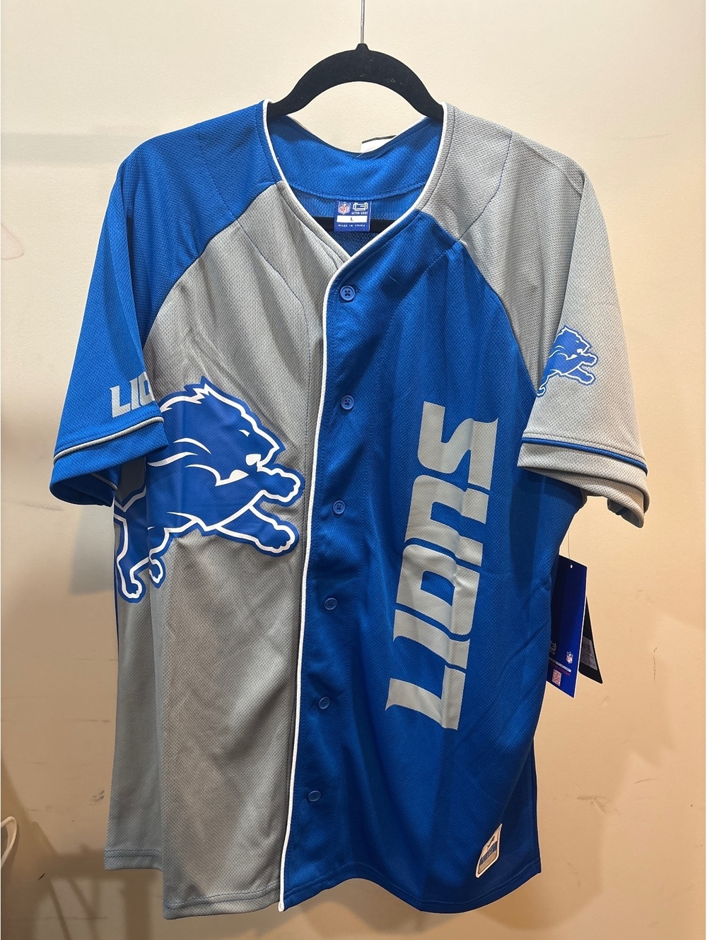 NFL Detroit Lions Ultra Game Jersey Size Large